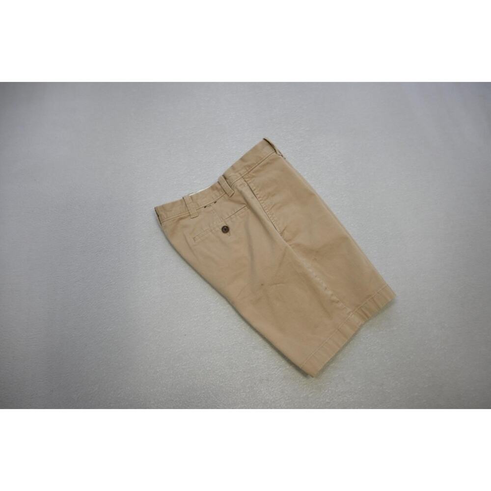 J Crew Khaki Chino Shorts Stretch Casual Beige Flat 9" INS Mens Sz 30